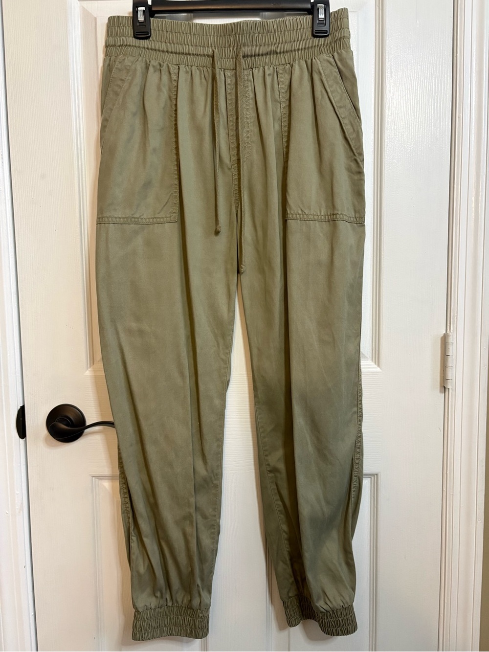 Jogger 2-Pack: A New Day Olive & Rust Casual Drawstring Jogger Pants, Sz Medium